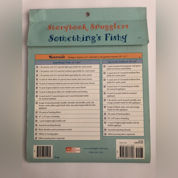 4/$15 Quilt Pattern Something Fishy - Bonus Quilt - Life in the Fishbowl - Picture 2 of 6